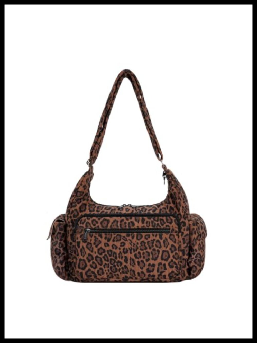 Recycled Corduroy Hobo Crossbody Bag RFID Blocking Wide Strap Shoulder Purse